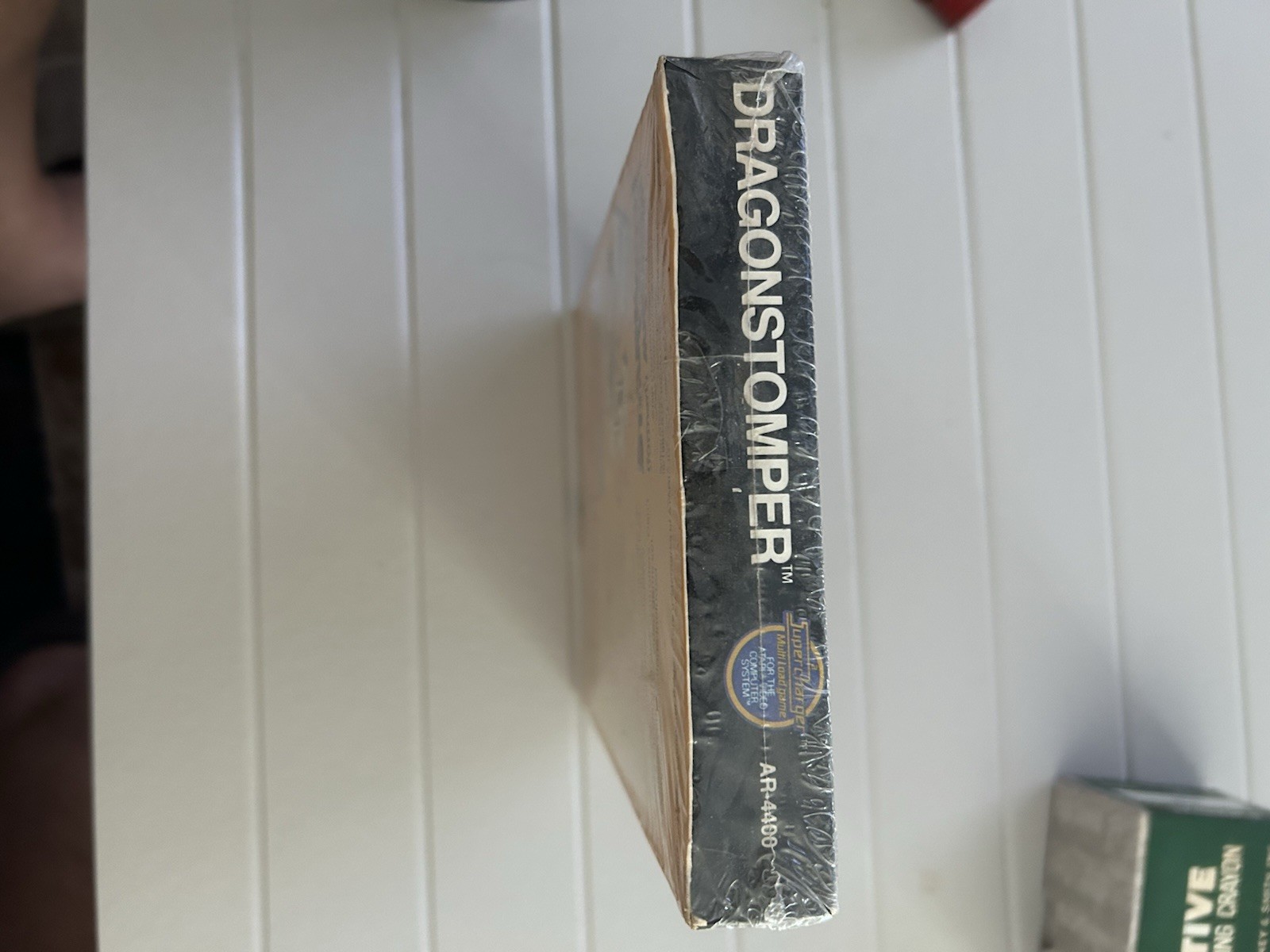 ATARI Dragonstomper (Supercharger Game) Box & Manual & Cassette Tape Sealed