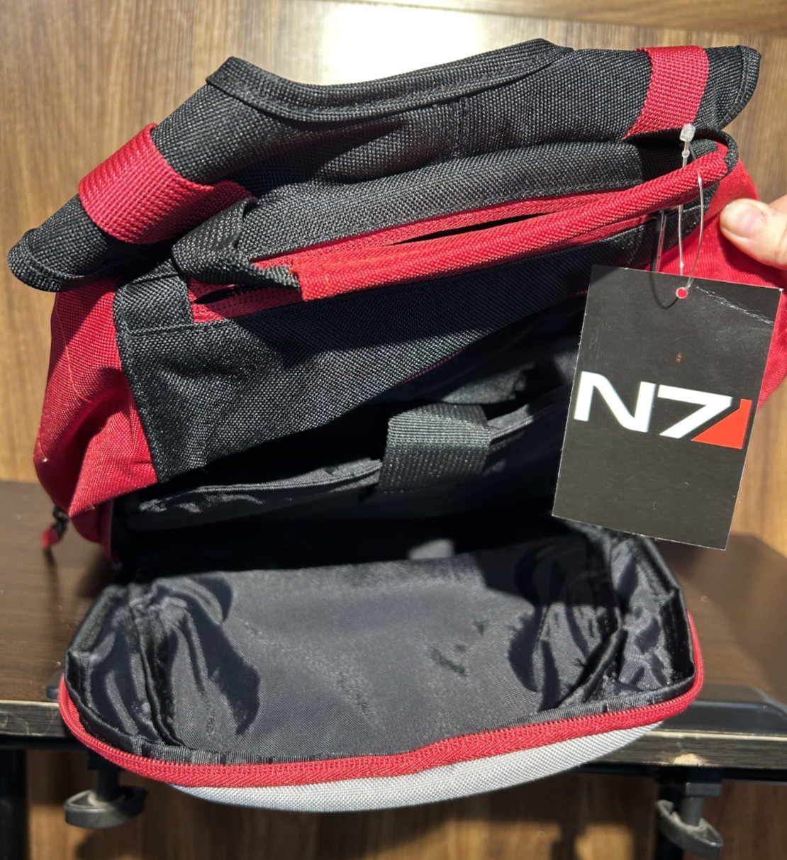 Mass Effect N7 Stripe Tactical Backpack – Brand New With Tags – Official BioWare
