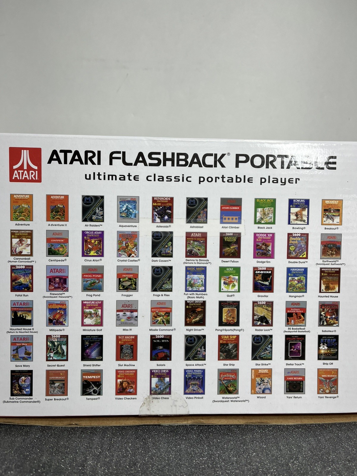Atari Flashback Portable Game Player Console 60 Preloaded Built-in Games