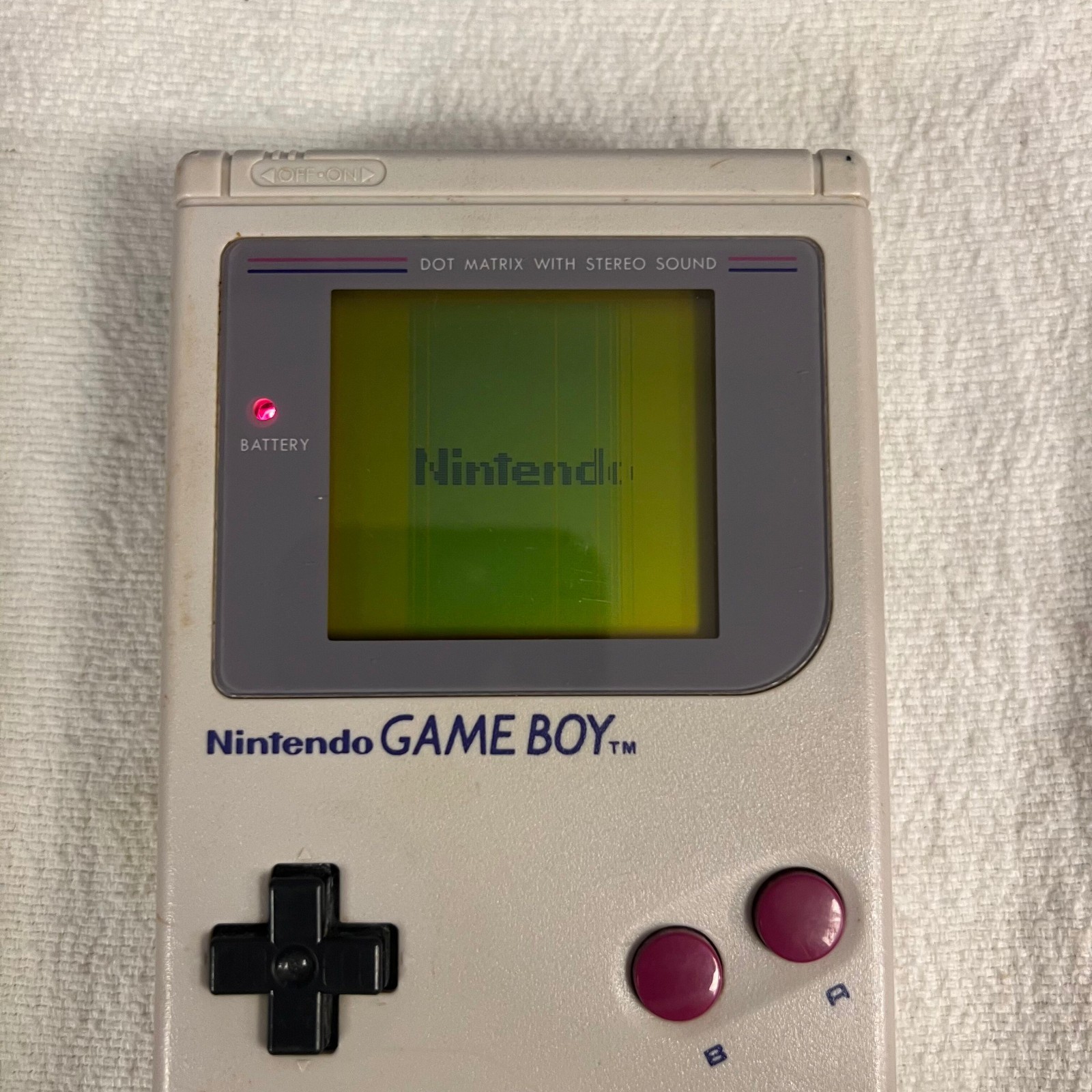 Nintendo Game Boy Read Description Handheld System Gray OG Display Box & Manual