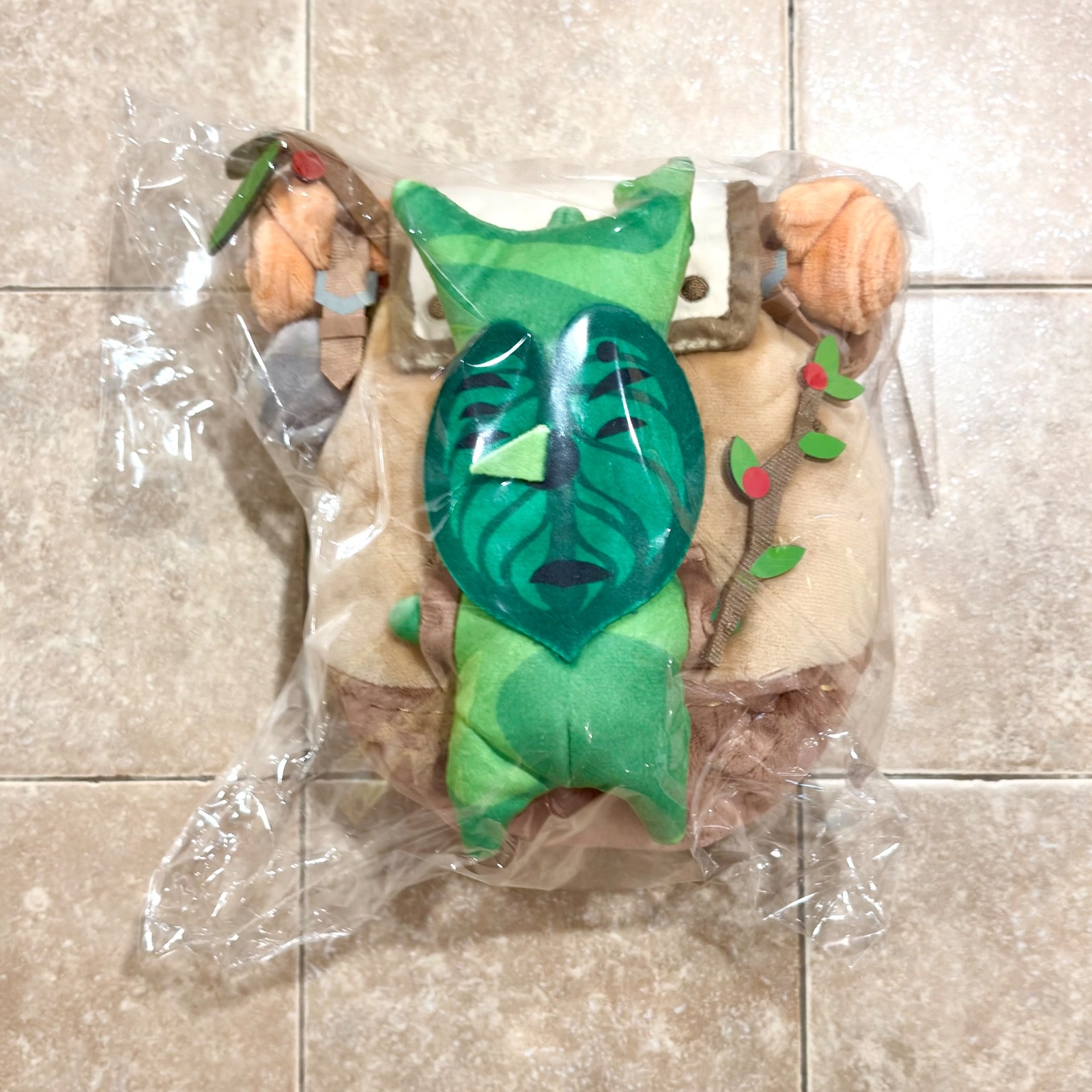 Legend of Zelda Korok Plush BROWN Backpack Tears of Kingdom ANEI Nintendo NEW
