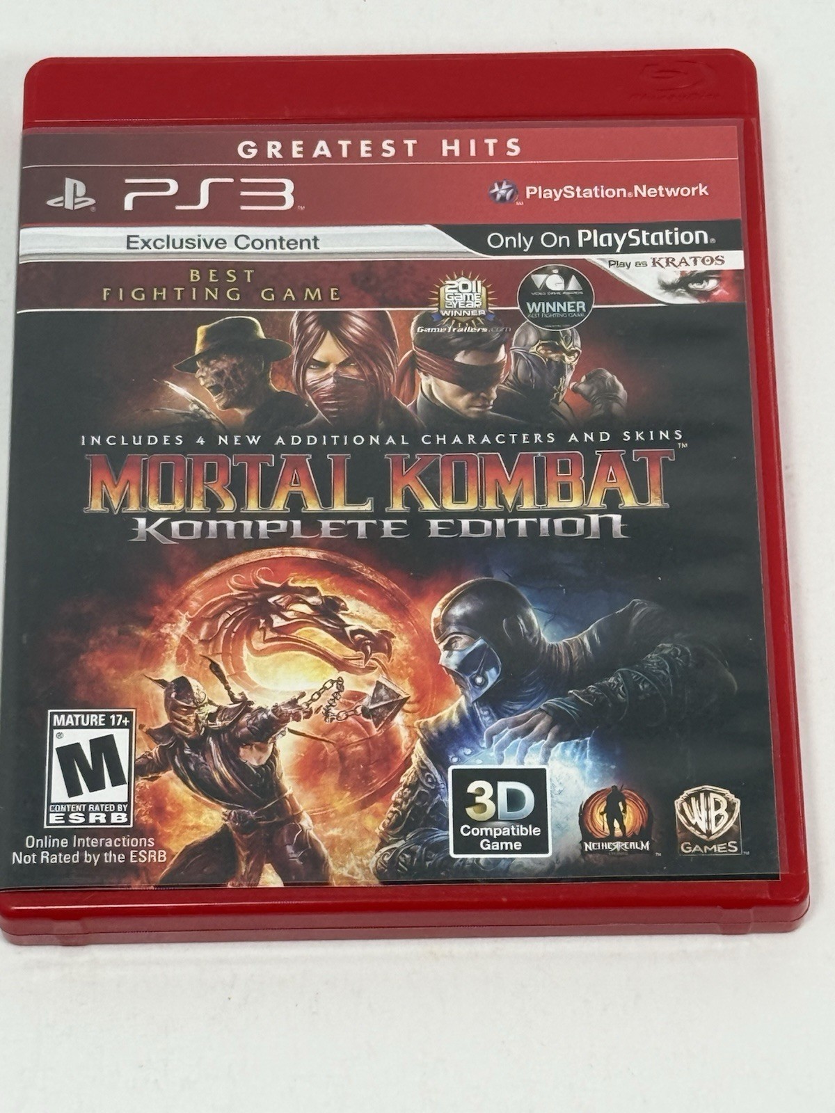 PS3 Mortal Kombat Komplete Edition PS3 PlayStation 3 Great Condition.