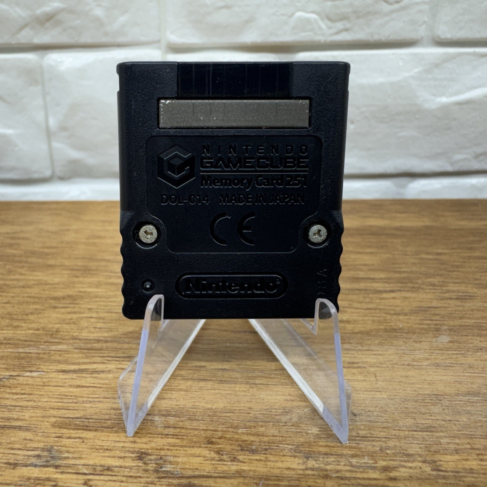 OEM Nintendo GameCube Black Memory Card 251 Blocks (DOL-014) Tested Working