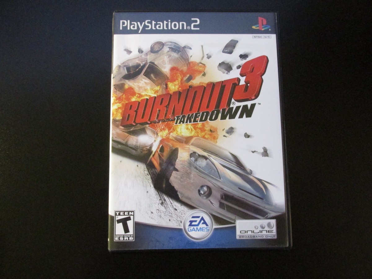 Burnout 3 Takedown (SONY PlayStation 2, 2004) PS2 COMPLETE NEW PRISTINE MINT