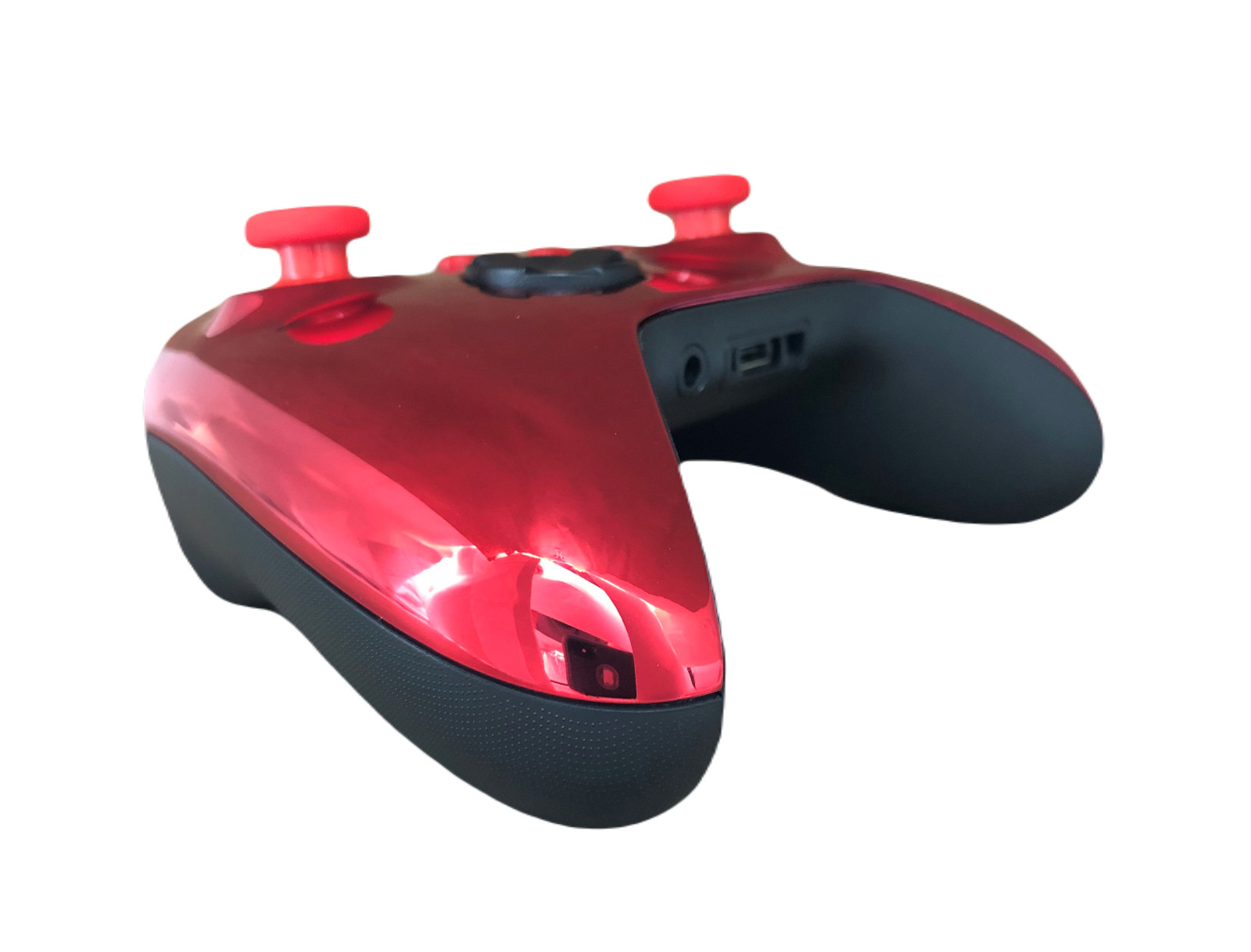 Custom Microsoft Xbox Series X Controller – Glossy Chrome Red