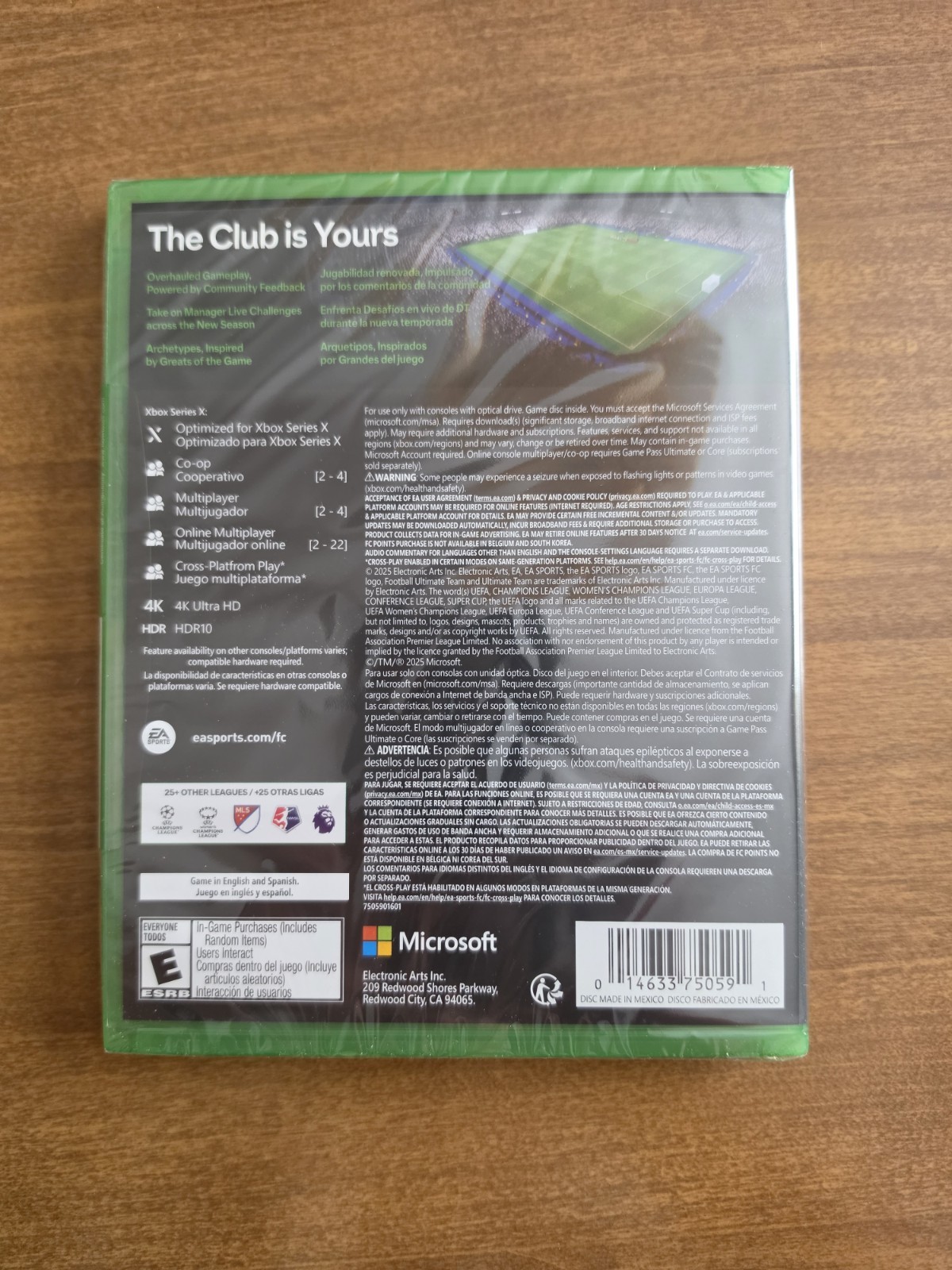 EA Sports FC 26 – Microsoft Xbox Series X|S Factory Sealed