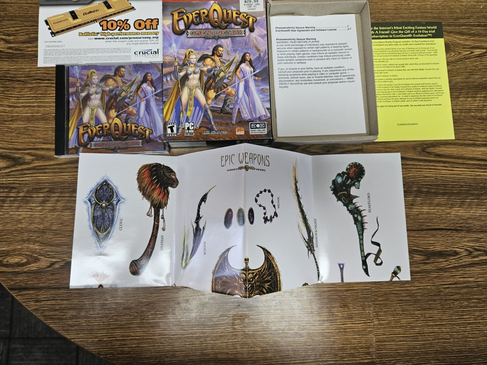 EverQuest PC Games Extreme Lot of 15 games MOST with all inserts and maps