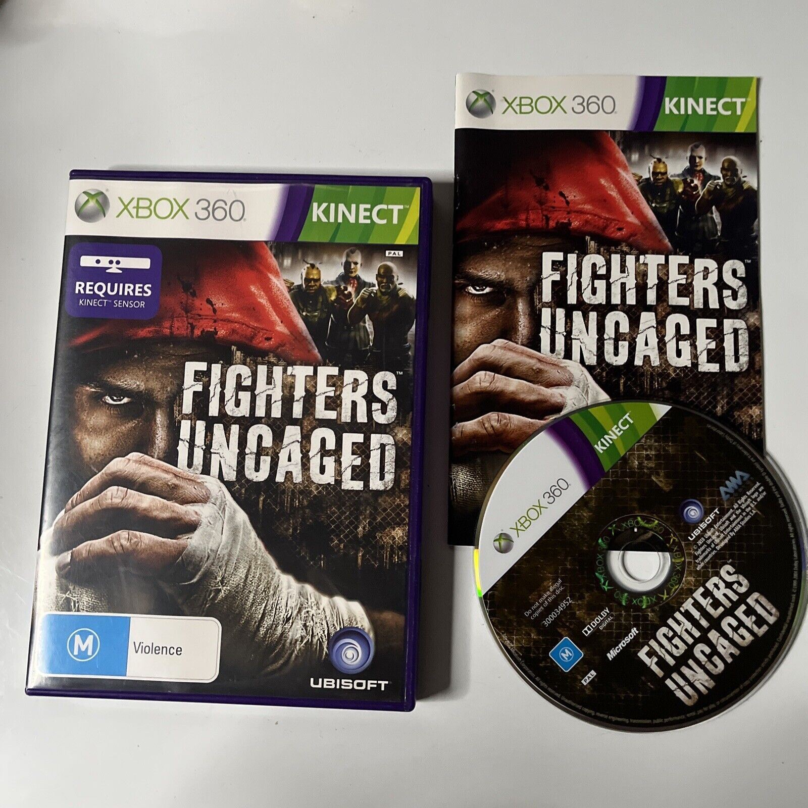Fighters Uncaged Microsoft Xbox 360 Game PAL With Manual