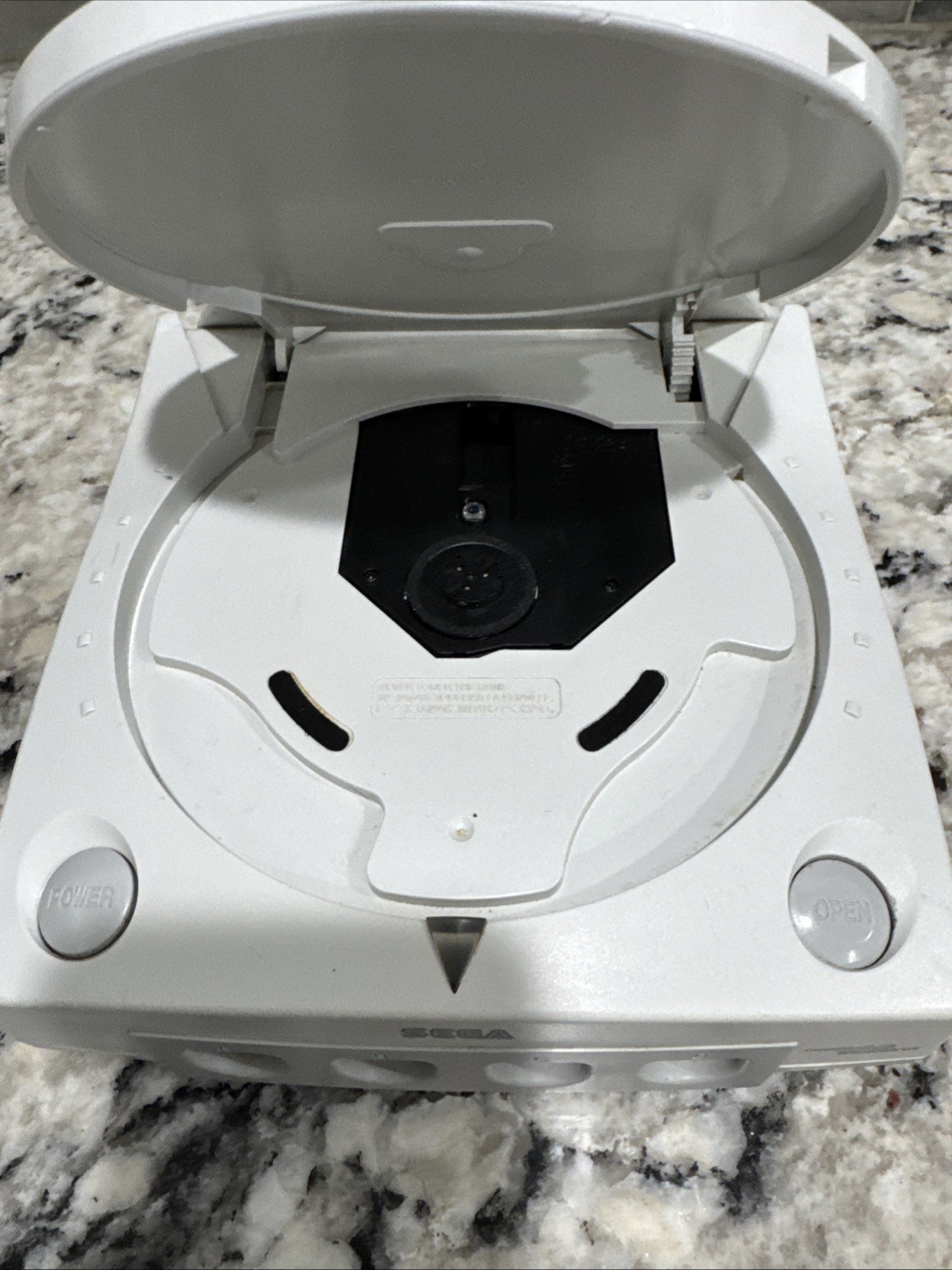 Sega Dreamcast HKT-3020 White Console Only – For parts Or Repair No Video Read