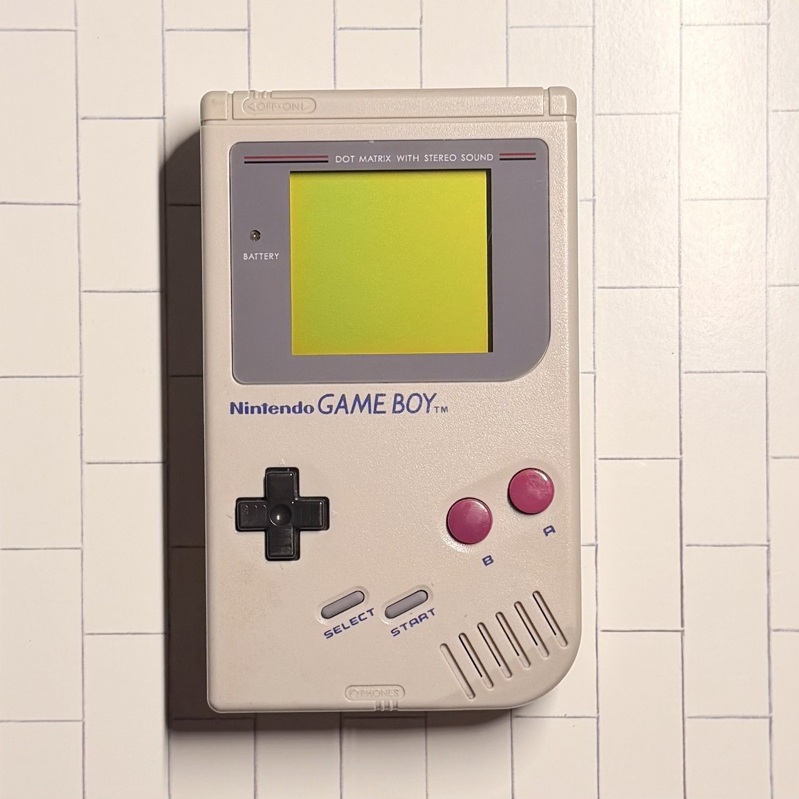 *Restored* Original Nintendo Game Boy DMG 4 Game Bundle – New Screen Lens