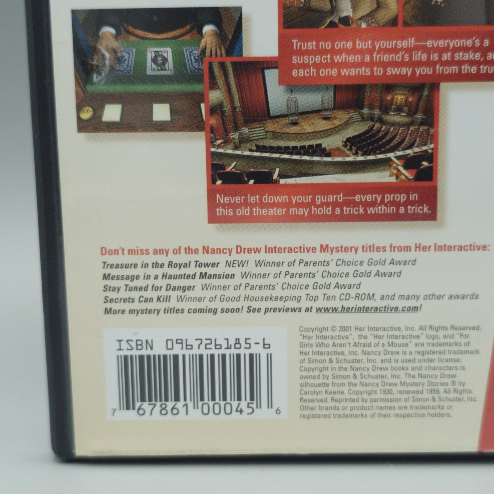 Nancy Drew The Final Scene PC Game Her Interactive Mystery 5 CD ROM