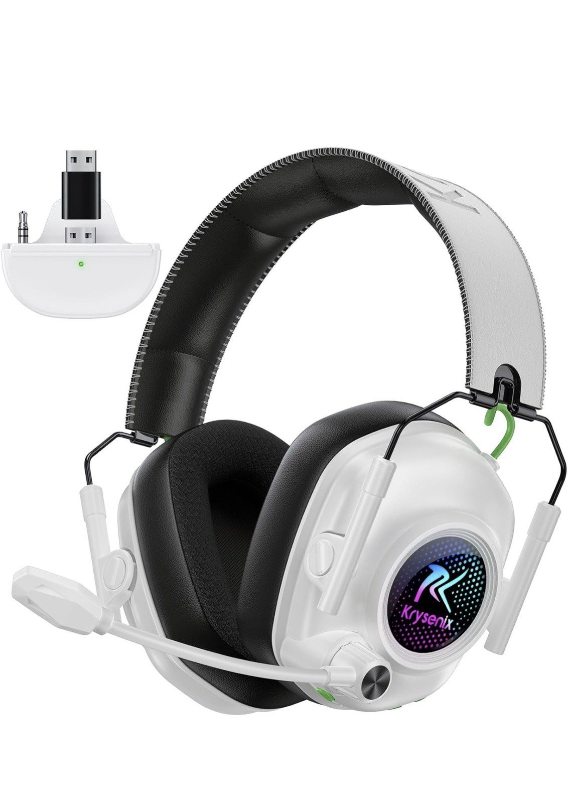 Krysenix KGH2 Wireless Gaming Headset For PlayStation Xbox Gamer Etc