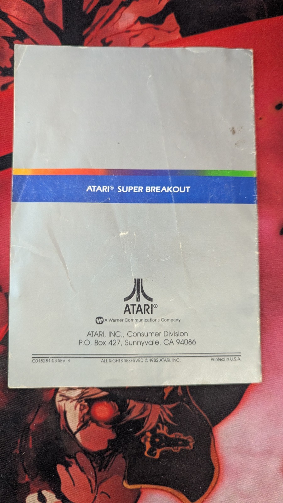 Super Breakout (Atari 5200, 1982) Cartridge Overlays & Manual Tested Working
