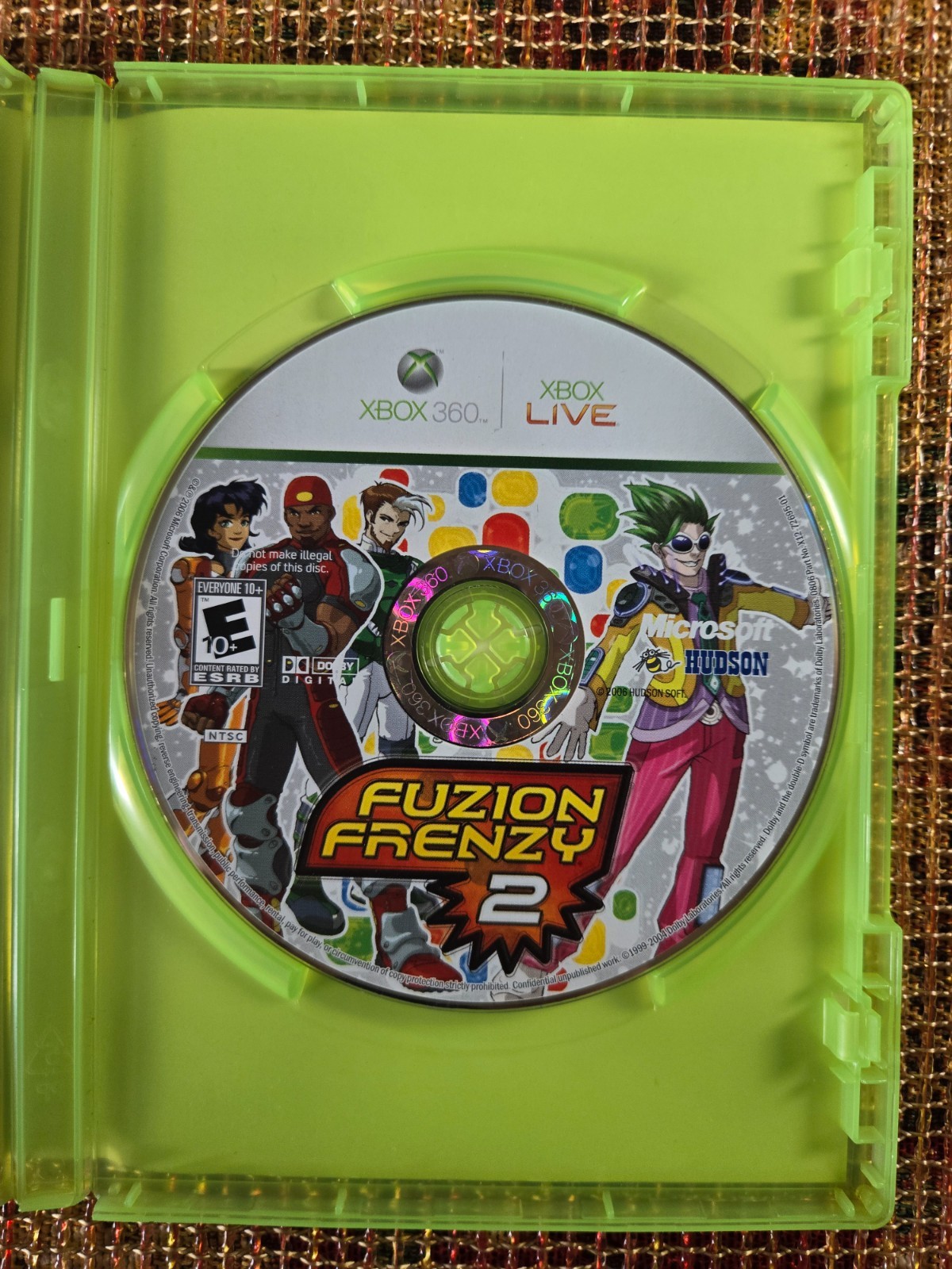 Fusion Frenzy 2 (Xbox 360, 2006) Complete With Manual