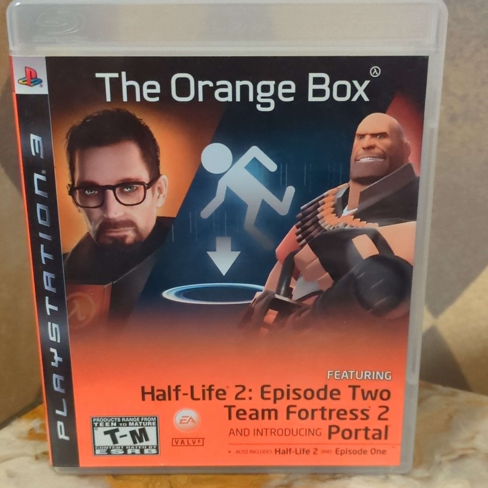 Valve The Orange Box PS3 w/ Disc & Case Multiplayer Action Shooter T