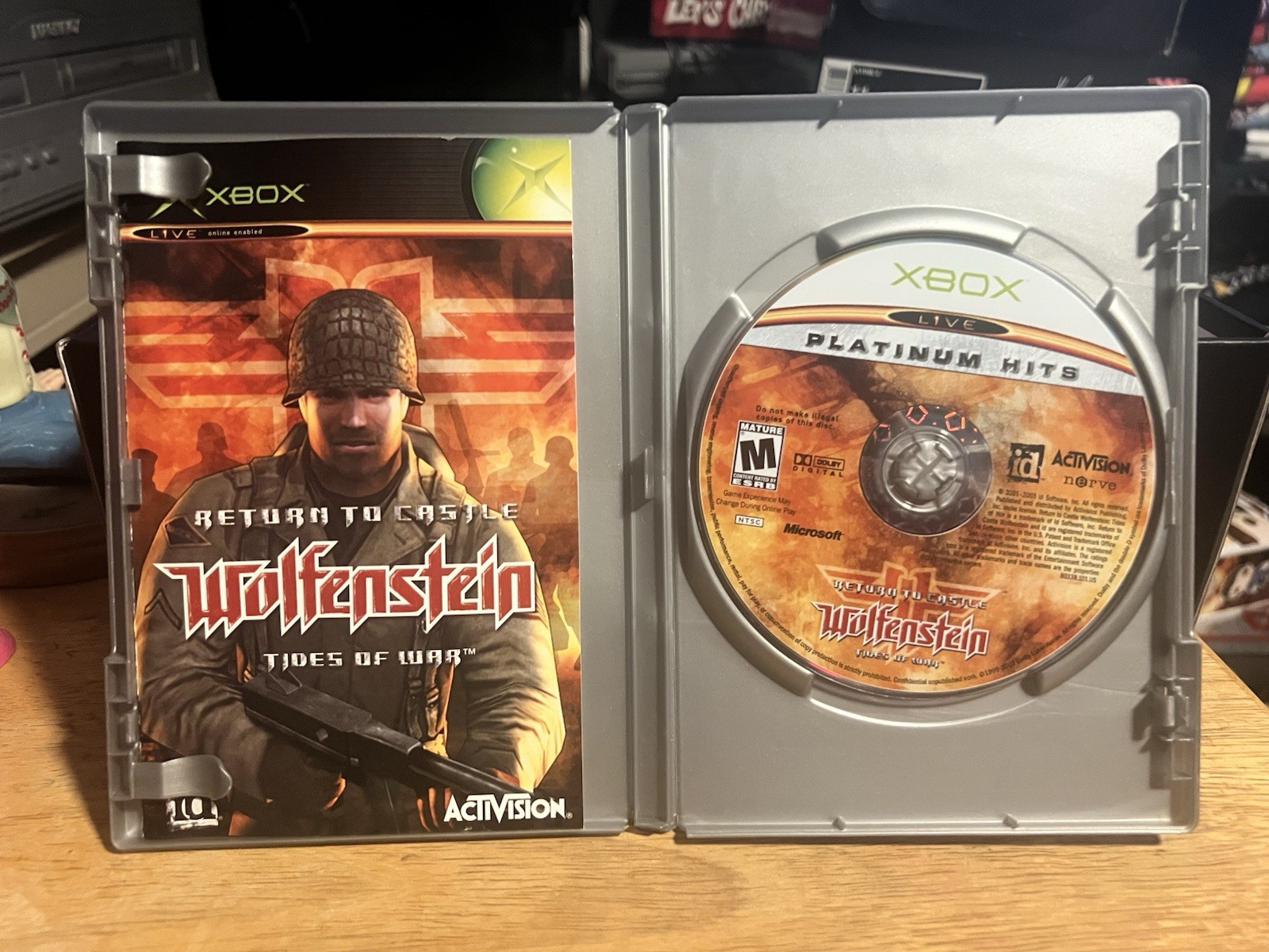 Return To Castle Wolfenstein: Tides Of War (2003) Microsoft Xbox CIB