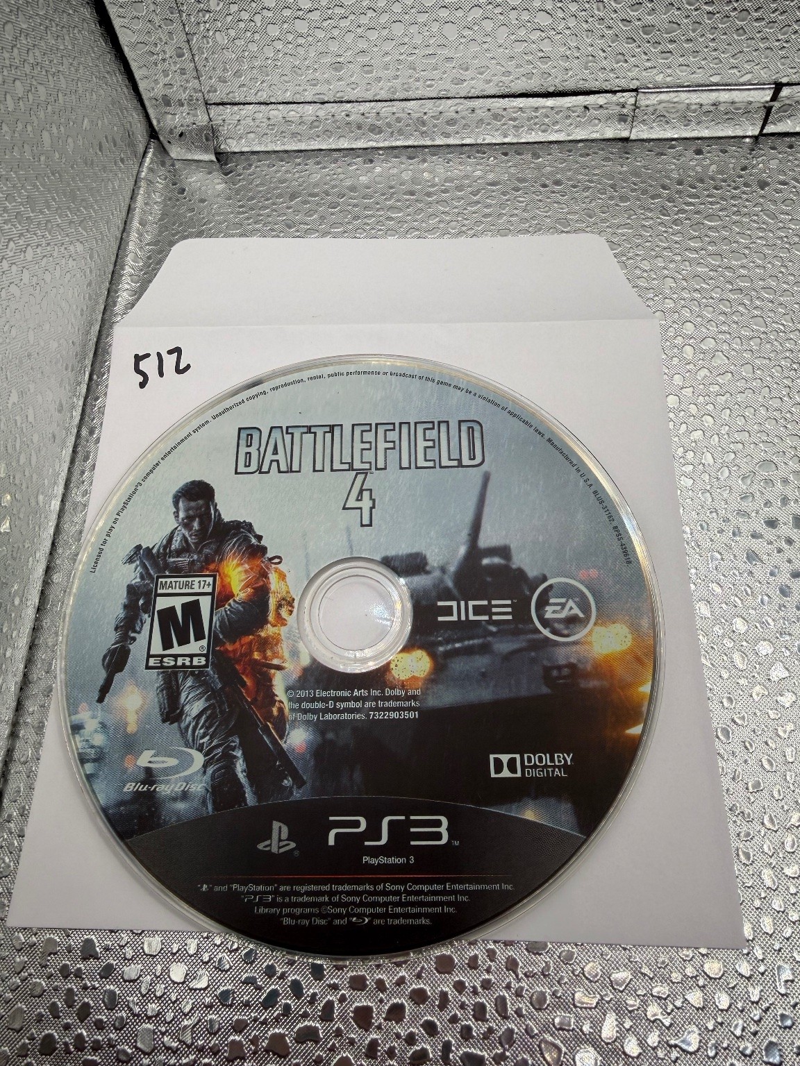 Battlefield 4 PS3 Video Game First Person Shooter Multiplayer Action