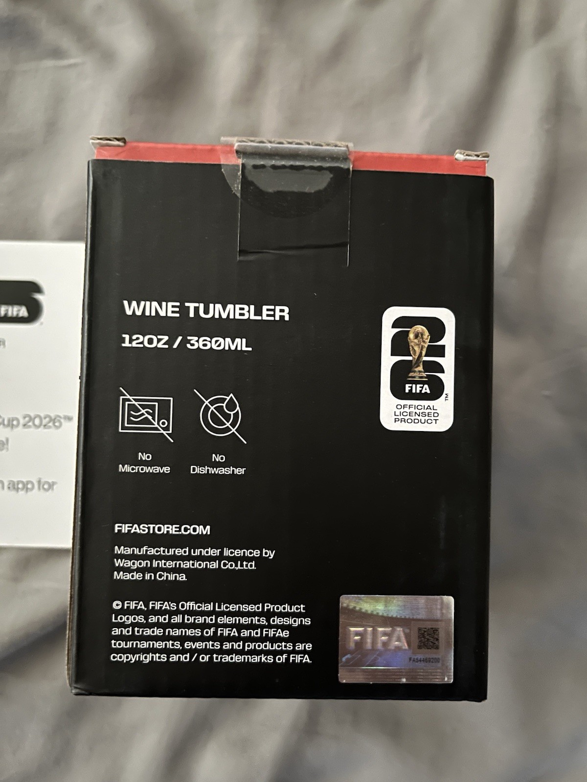 NEW Official 2026 FIFA World Cup 12oz Insulated Wine Tumbler Stainless Steel mug