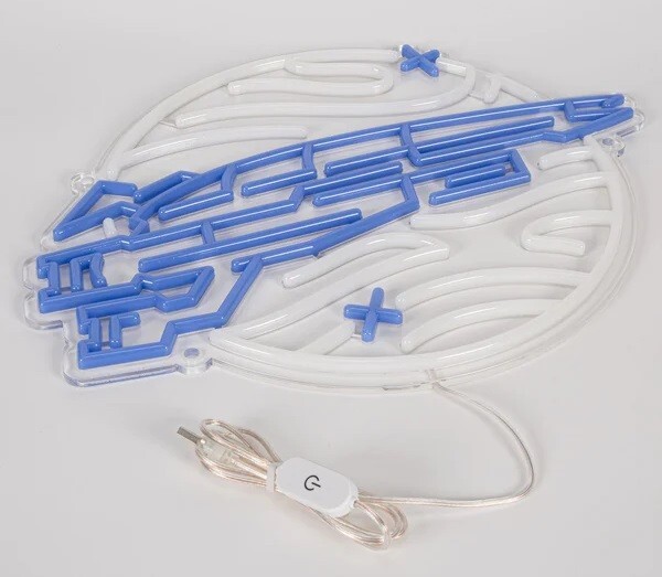 Mass Effect Blue Normandy LED Wall Art Sign Official Sold Out NEW