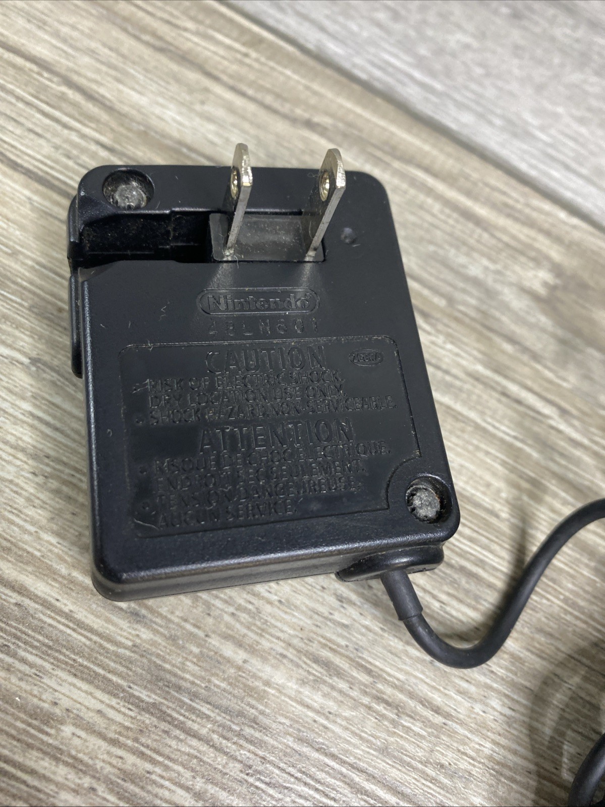 Nintendo Game Boy Advance GBA SP Official OEM AC Adapter Charger Original Black