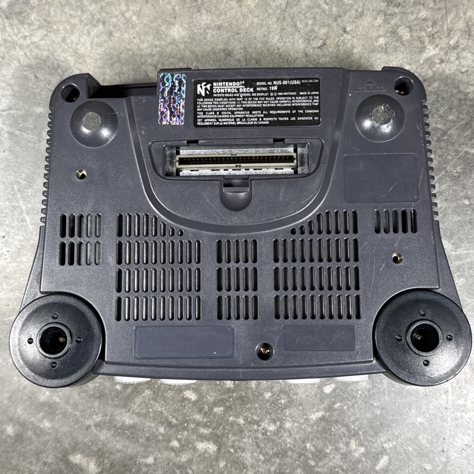 Nintendo 64 N64 Console (NUS-001) w/ Jumper Pak & OEM AV & Power Cables Tested