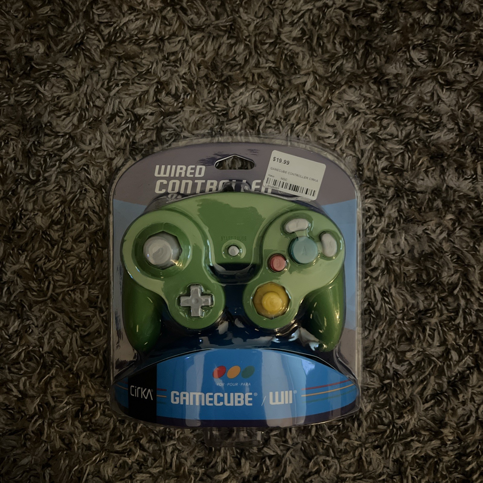 Nintendo GameCube (3rd Party) Green And Blue Controller (Brand New)