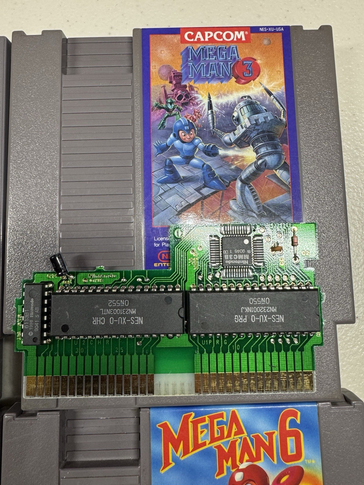 NES Nintendo Mega Man 1-6 Lot 1 2 3 4 5 6 Authentic Tested