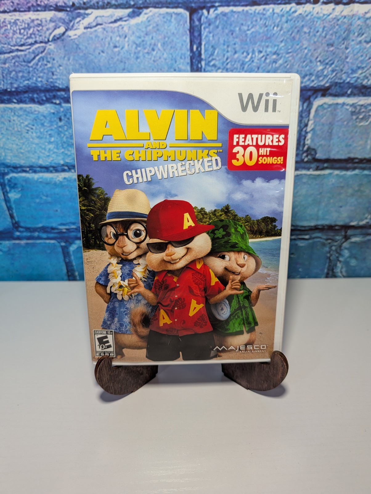 Alvin and the Chipmunks: Chipwrecked (Nintendo Wii, 2011) Game, Case, and Manual