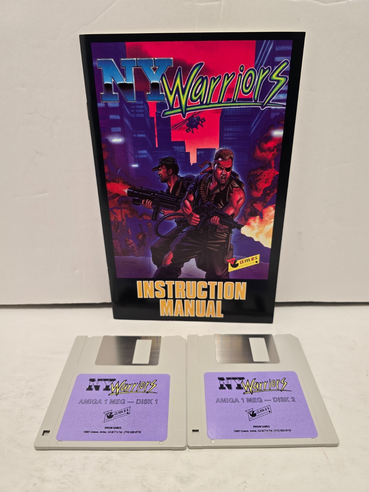 NY Warriors w/ Manual 3.5″ Commodore Amiga