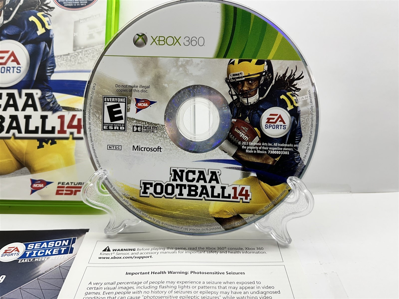 NCAA Football 14 (Xbox 360) Complete – Clean & Tested Working – Free Ship