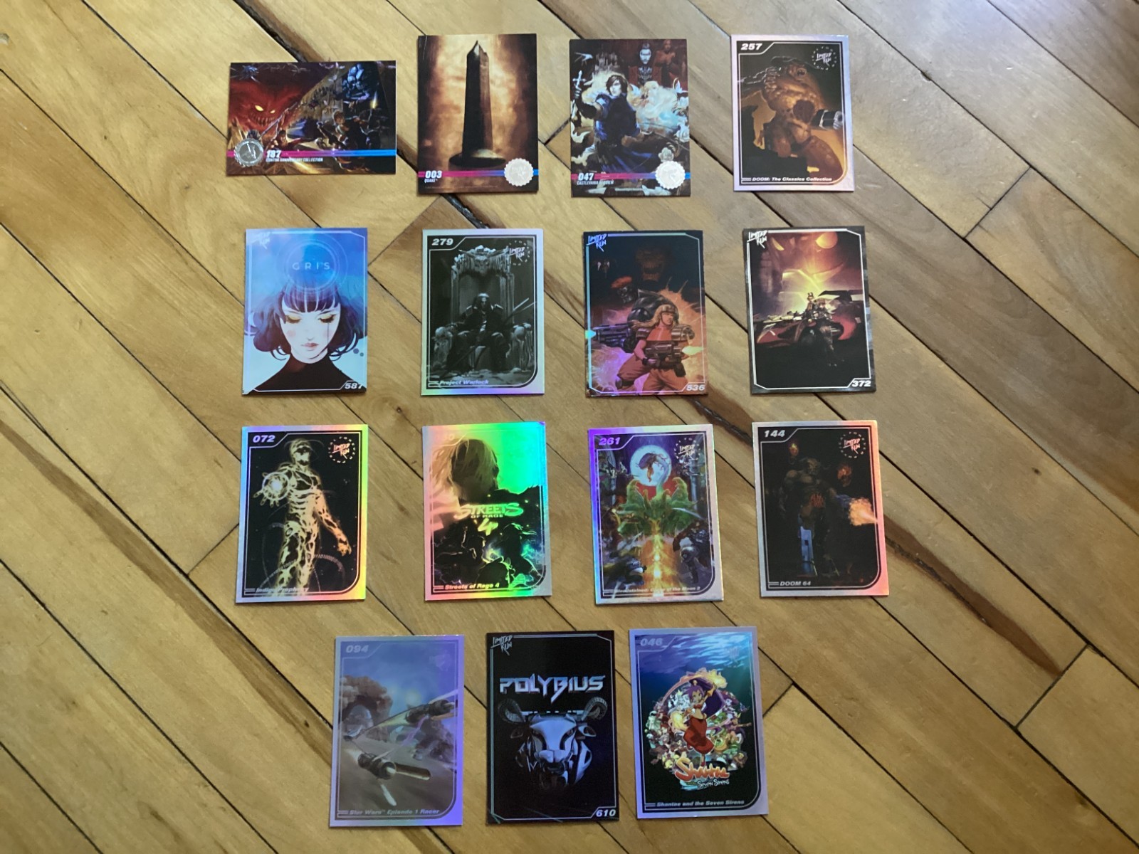 Lot Of 15 Limited Run Games Trading Cards / Mint
