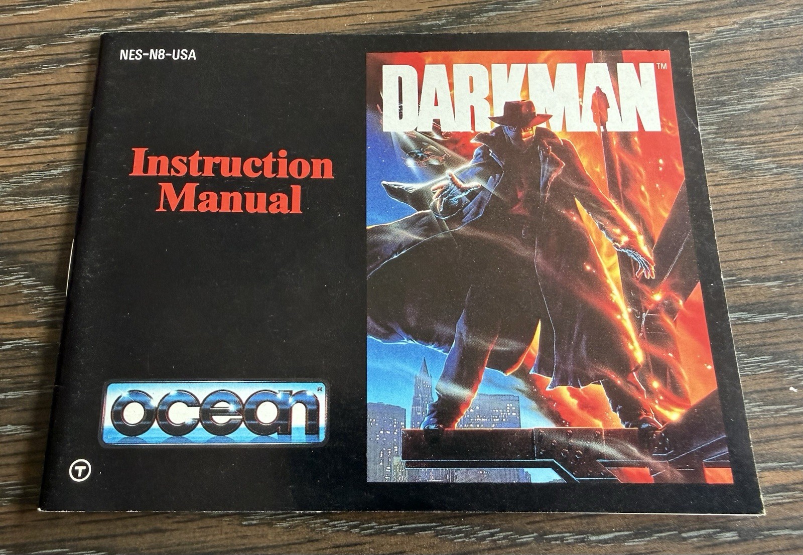 Darkman MANUAL ONLY (Nintendo, NES 1991) Combine Shipping on Multiple HTF 🔥