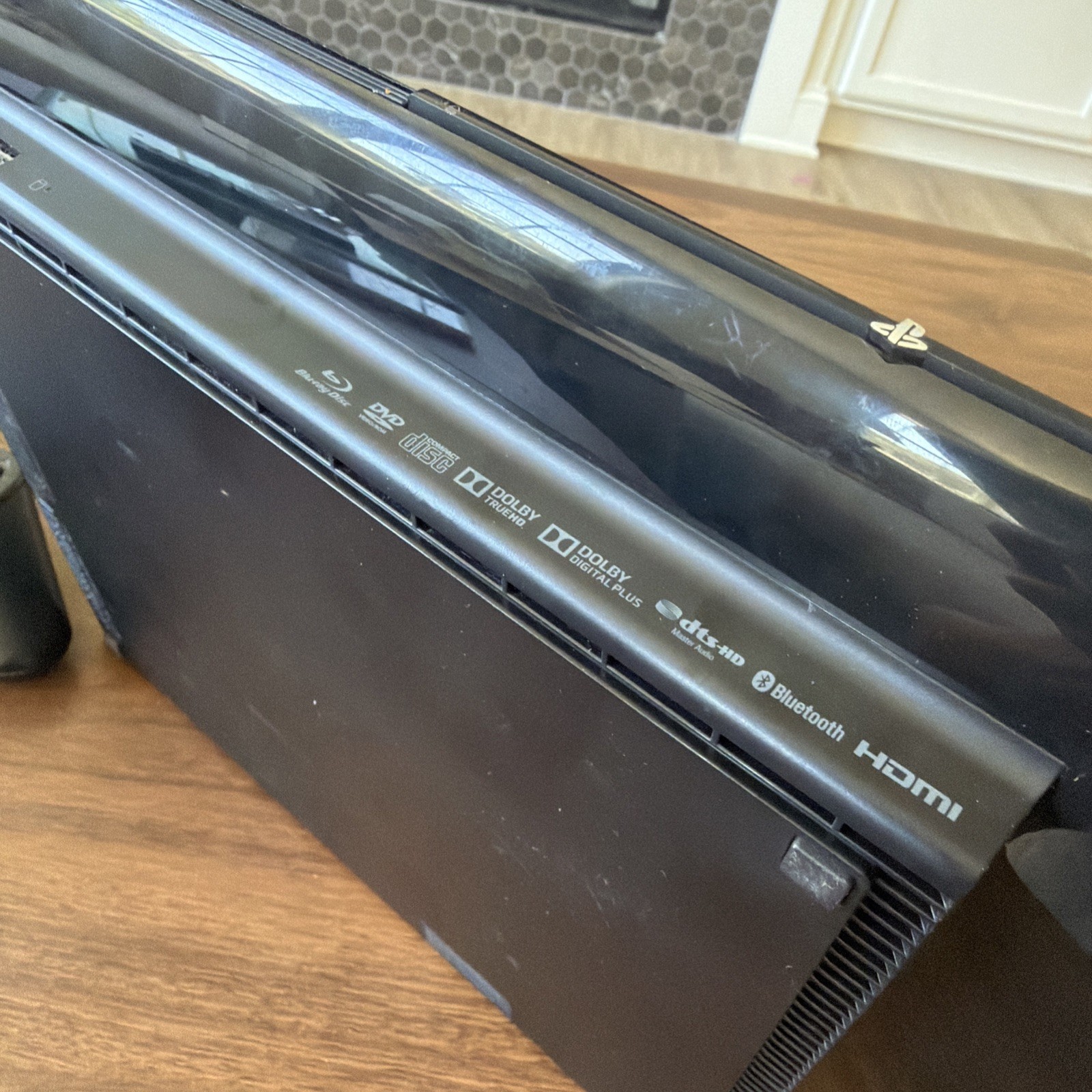 Sony PlayStation 3 Super Slim CECH-4001B Black Console W/ Cordless Controller