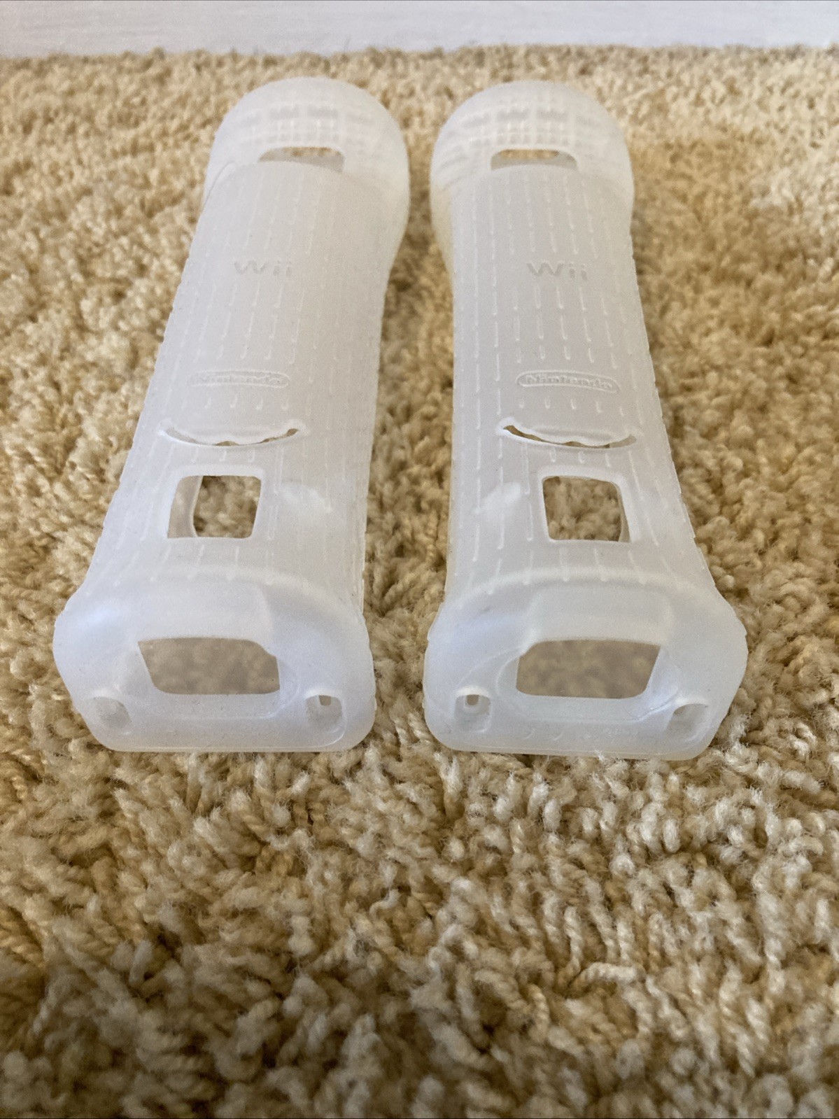 White Motion Plus Adapter NINTENDO WII Official OEM Genuine w/ Sleeve -White!