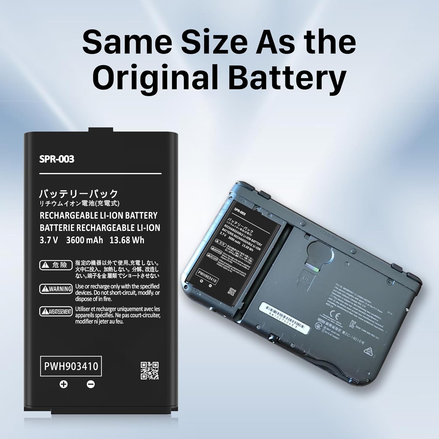 SPR-003 Battery, 3600mAh New Upgrade High Capacity Battery Replacement for…