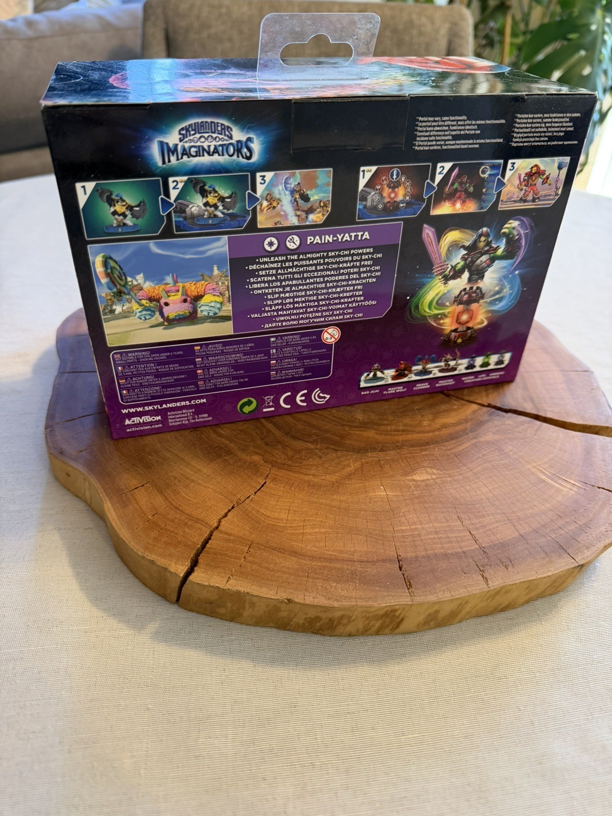 Skylanders Imaginators Rock Candy Pain Yatta Sensei And Creation Crystal