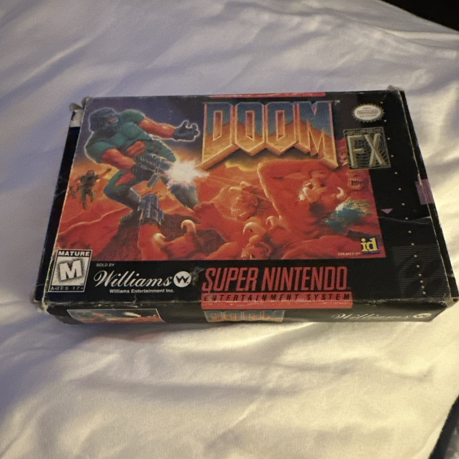Doom Original Super Nintendo SNES, Box And Cart, No Manual TESTED