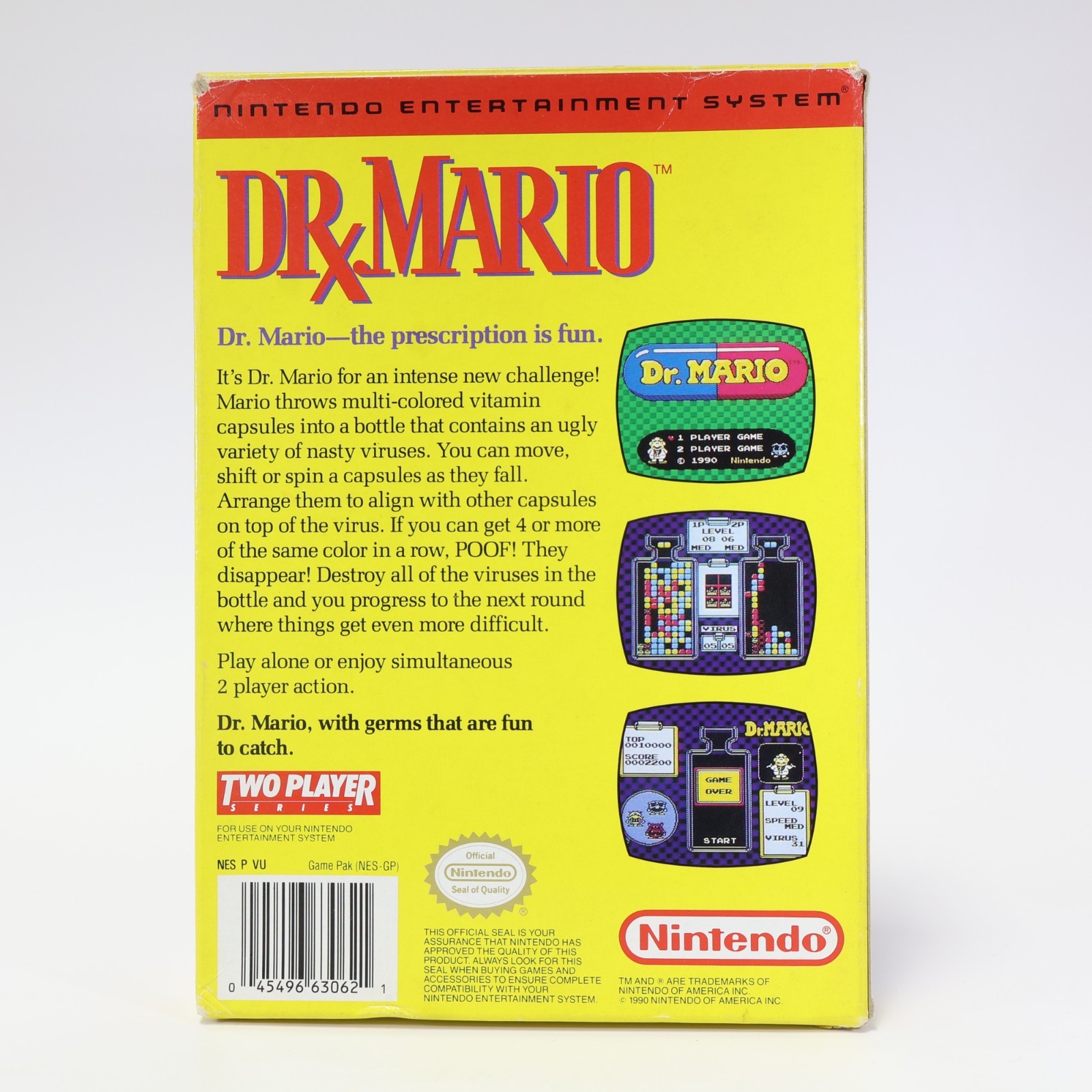 Dr. Mario (NES) CIB – Authentic Great Condition