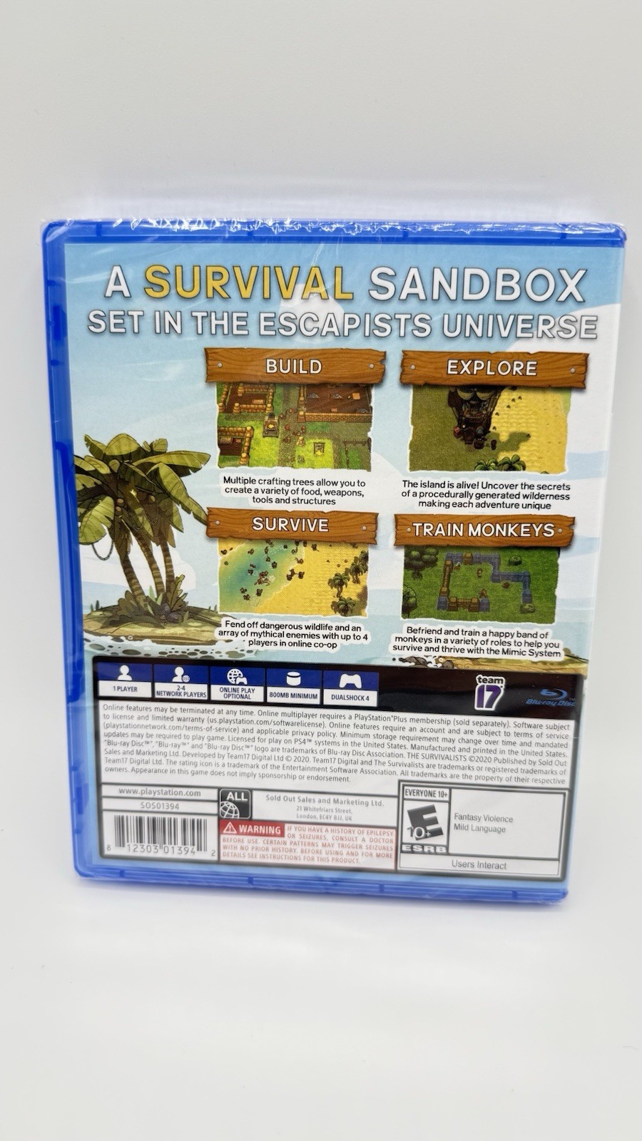 The Survivalists for PlayStation 4 PS4 Indie Game – New & Sealed