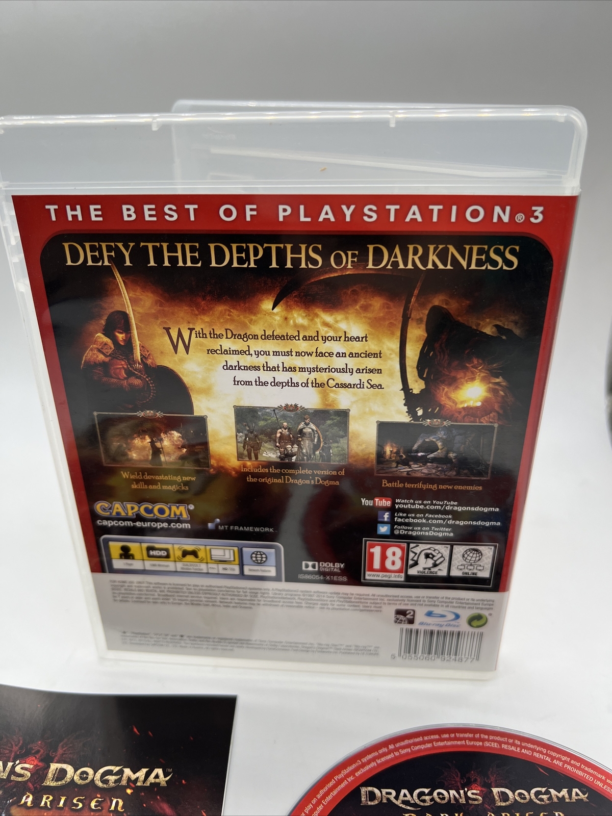 Dragon’s Dogma Dark Arisen PS3 PlayStation 3 Game R18+ Version Complete PAL T6