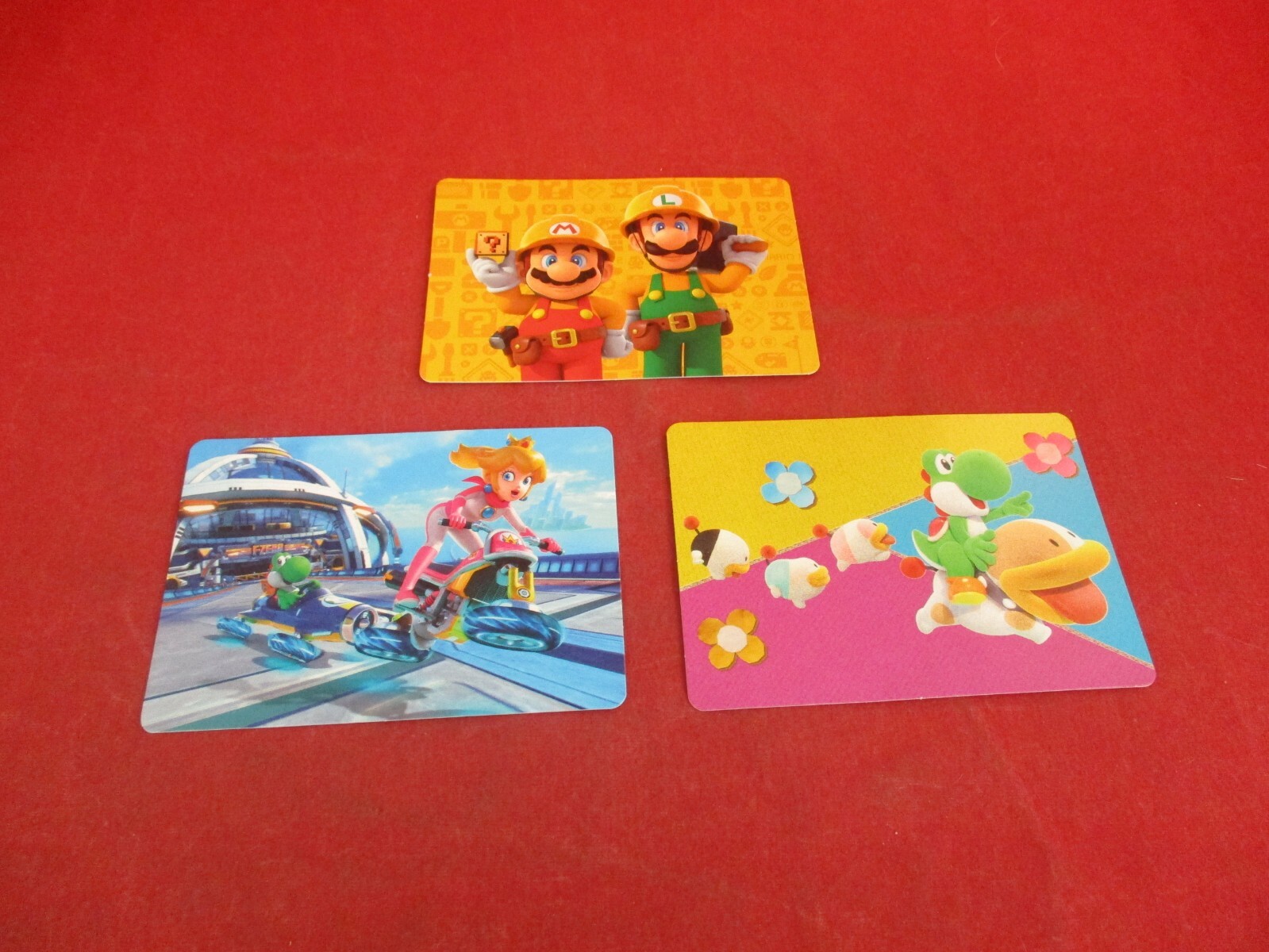 3 New My Nintendo Cold Stone Creamery Point Card Mario Maker Kart Yoshi EXPIRED