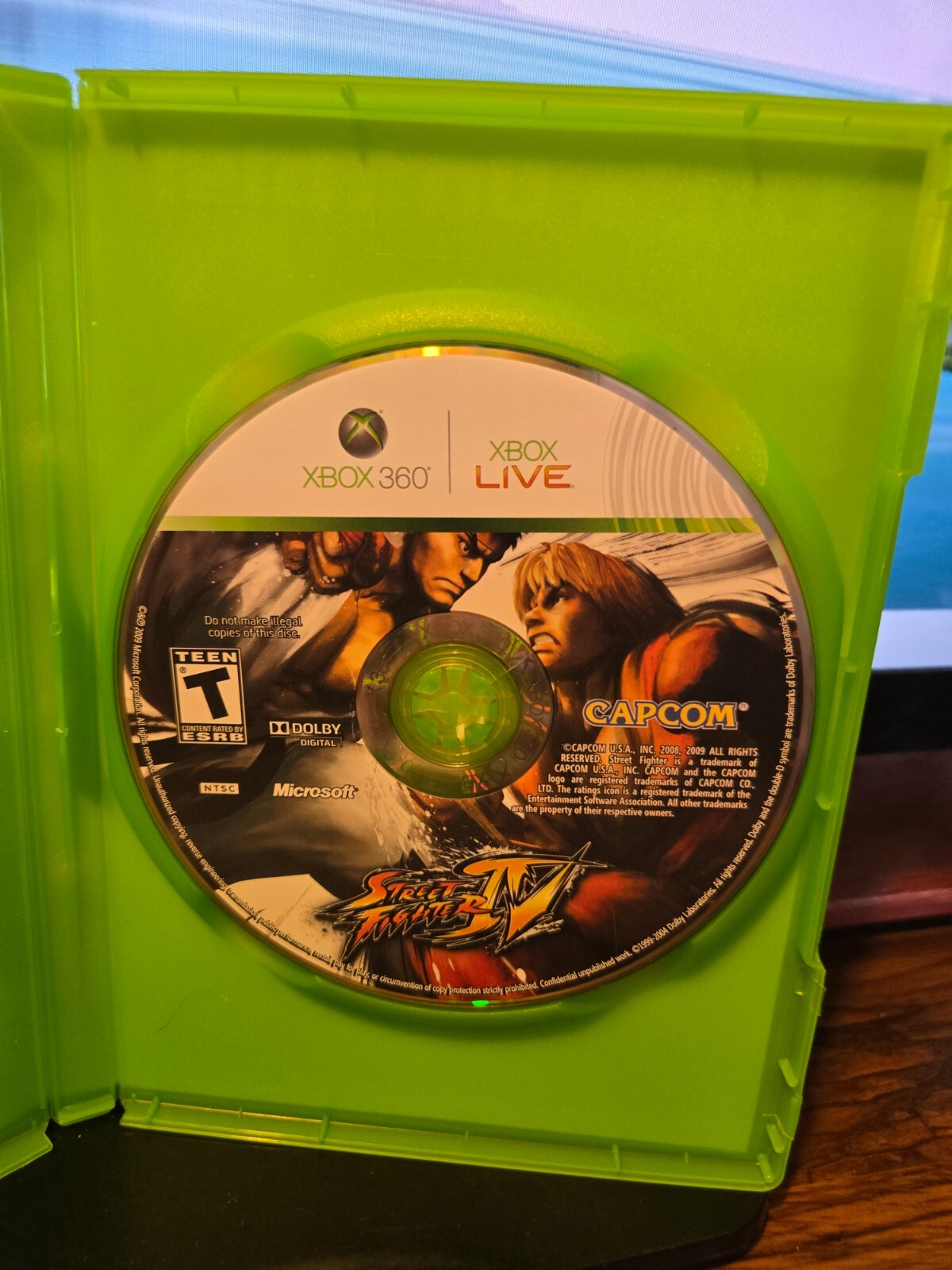 Street Fighter IV (Microsoft Xbox 360, 2009) Capcom, Custom Cover Art