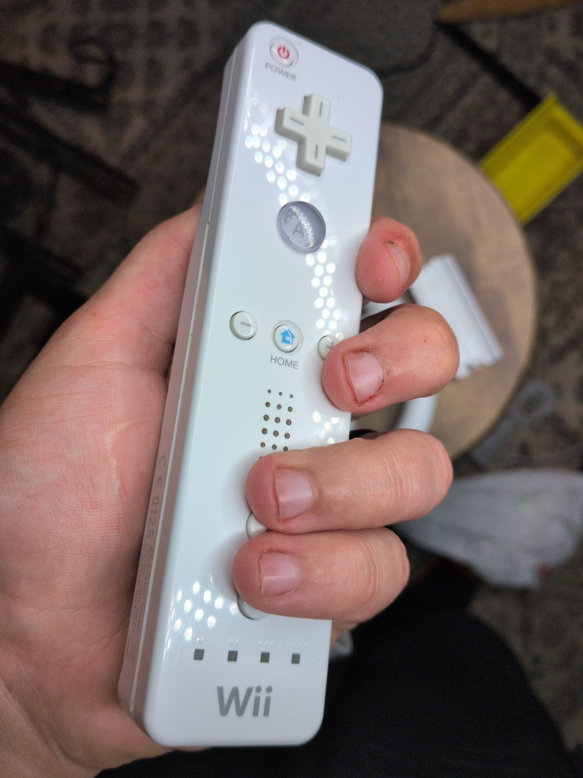 Nintendo Wii Controller RVL-003 with Steering Wheel White Wiimote for Mario Kart
