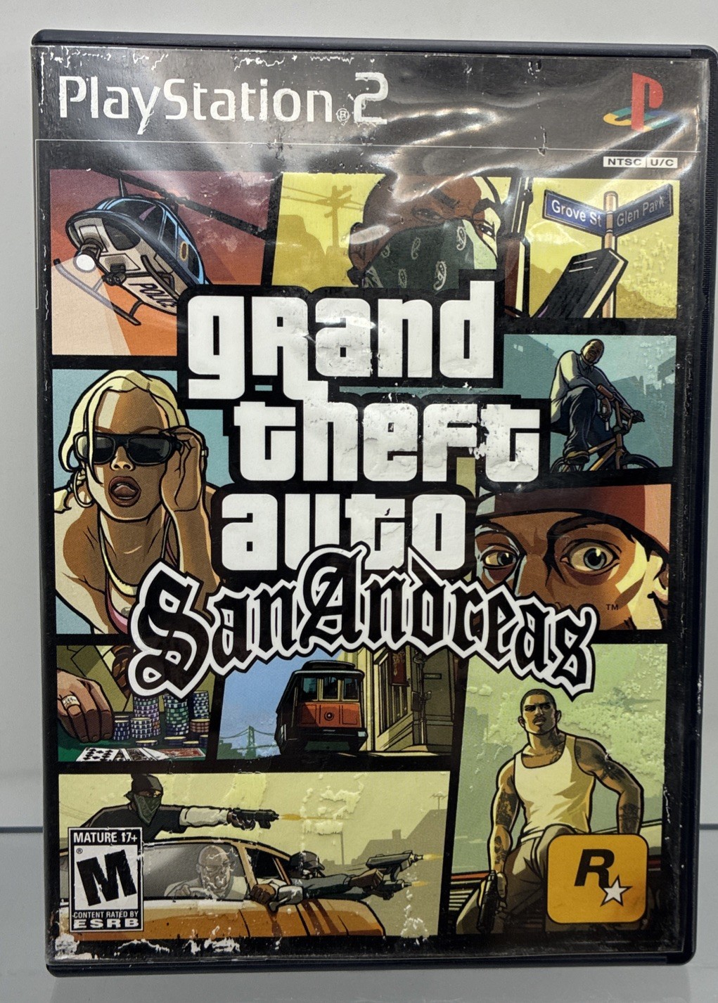 GTA Grand Theft Auto San Andreas PS2 Manual Included No Map Clean Disc