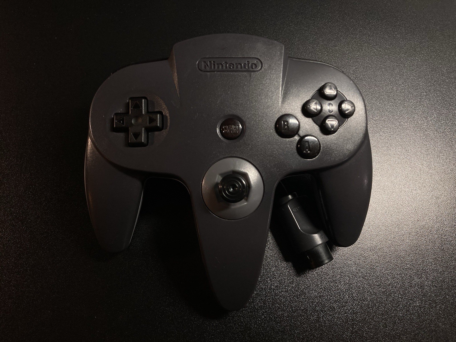 Nintendo 64 N64 Black n Gray Custom Button Controller Benchmarking Rebuilt stick