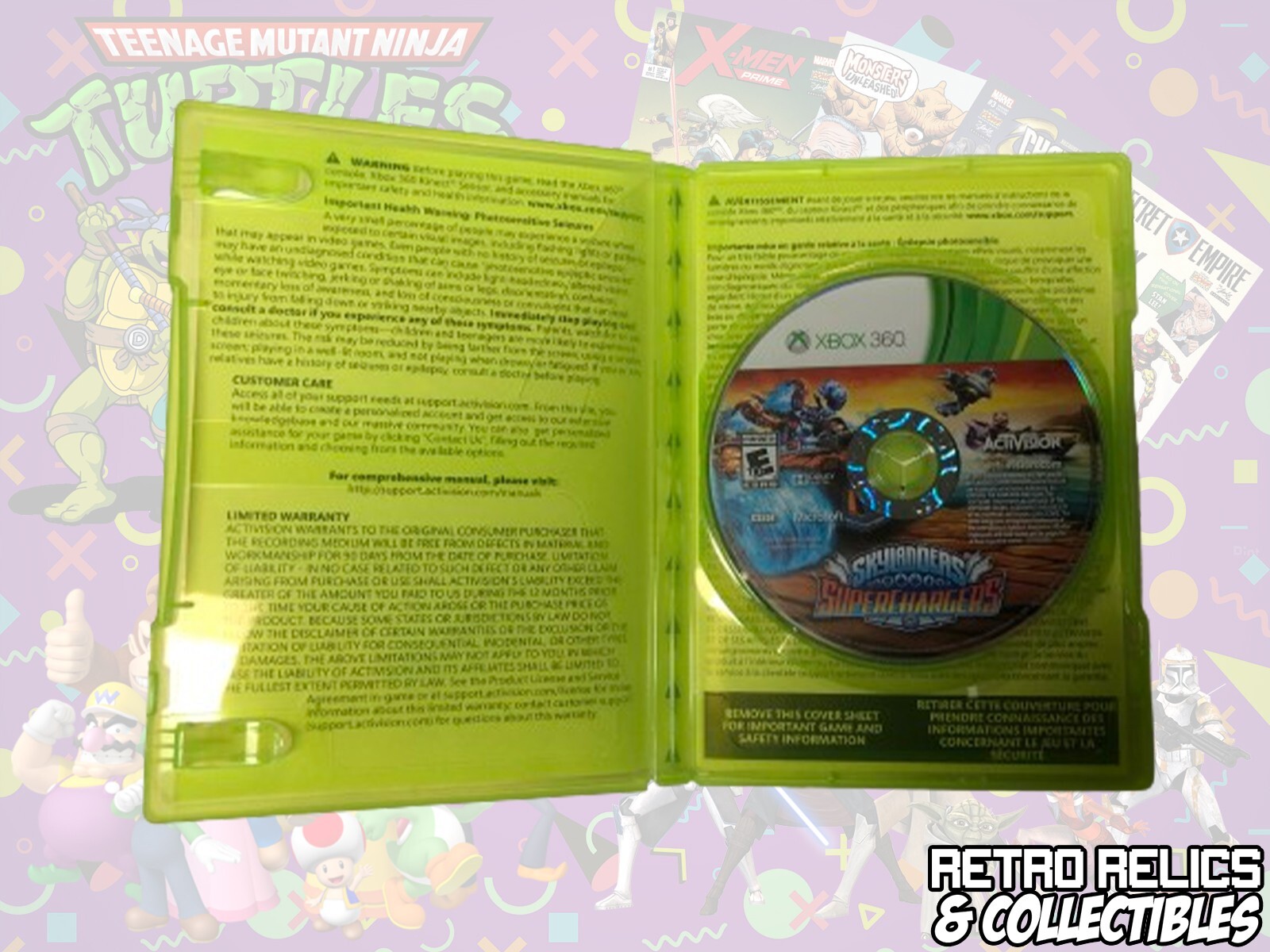 Skylanders: Super Chargers (Xbox 360) Case And Game Disc Only