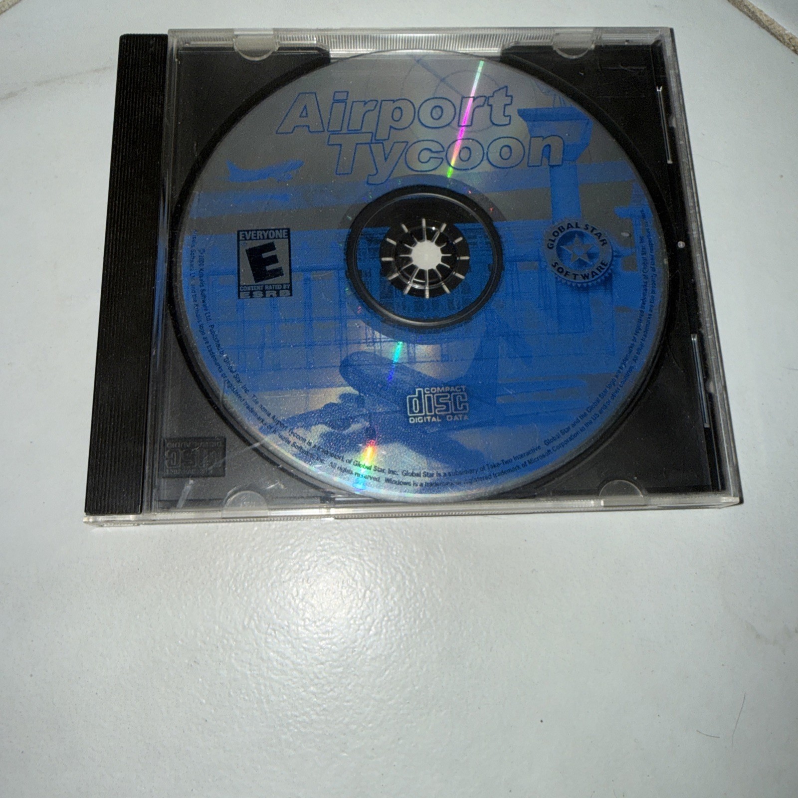 Airport Tycoon (PC, 2000) CD ROM Windows 95/98 Global Star Software Game & Case