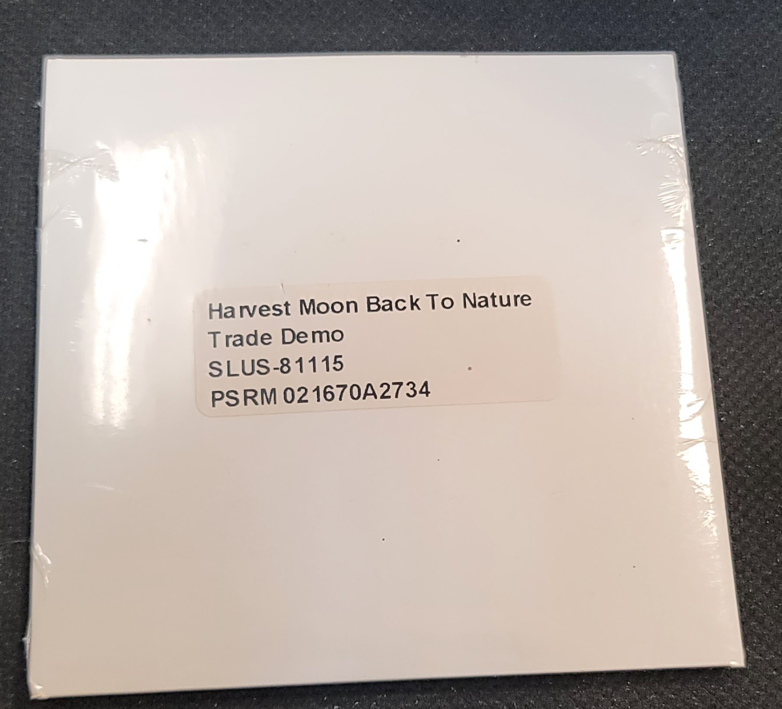 Harvest Moon Back to Nature Trade Demo SLUS-81115 Playstation 2 Brand New