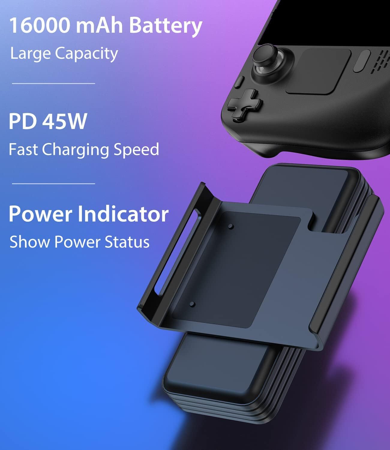 Antank 20000mAh Magnetic Portable Battery Power Bank For Steam Deck 45W PD Fast