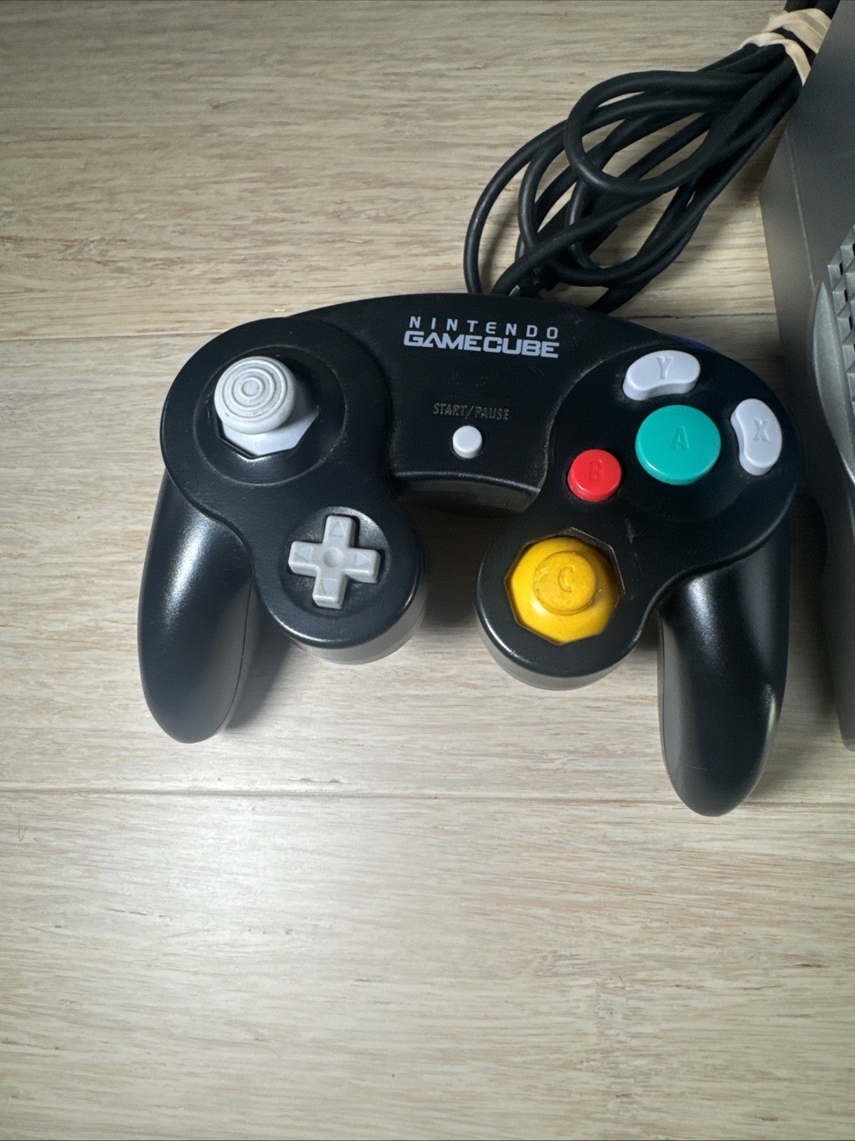 Nintendo Gamecube Platinum Silver DOL-101 USA Console System W/ Controller